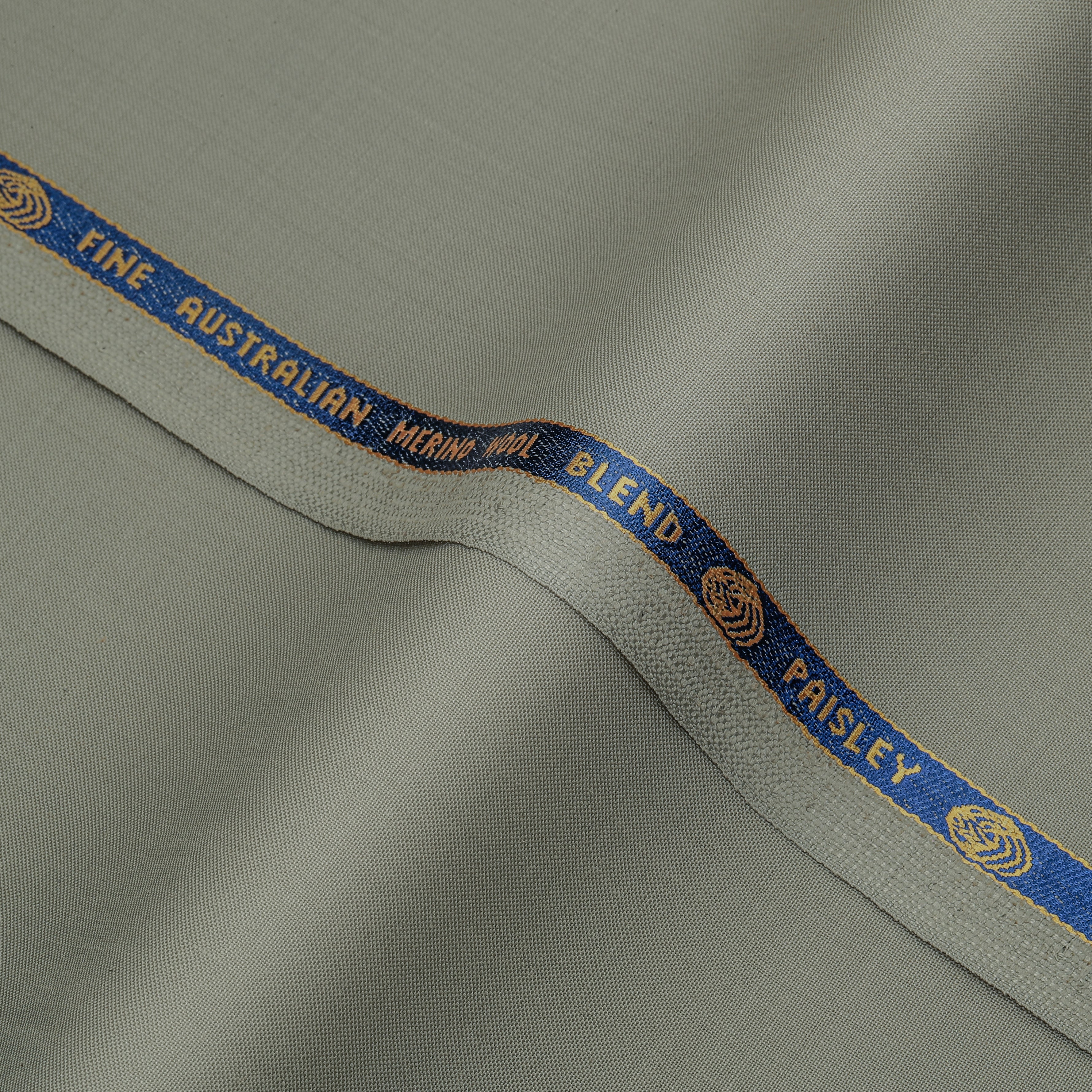Paisley - Wool Blend Suiting Fabric